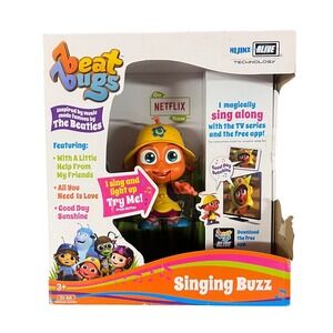 Beat Bugs Singing Buzz Netflix Beatles Musical Interactive Toy Hijinx Alive New